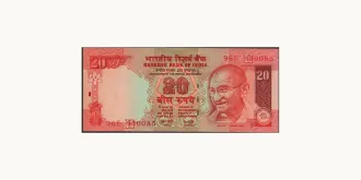 20 rupees 2006