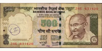 500 rupees 2008