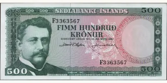 500 kronur 1961