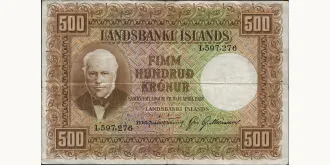500 kronur 1928
