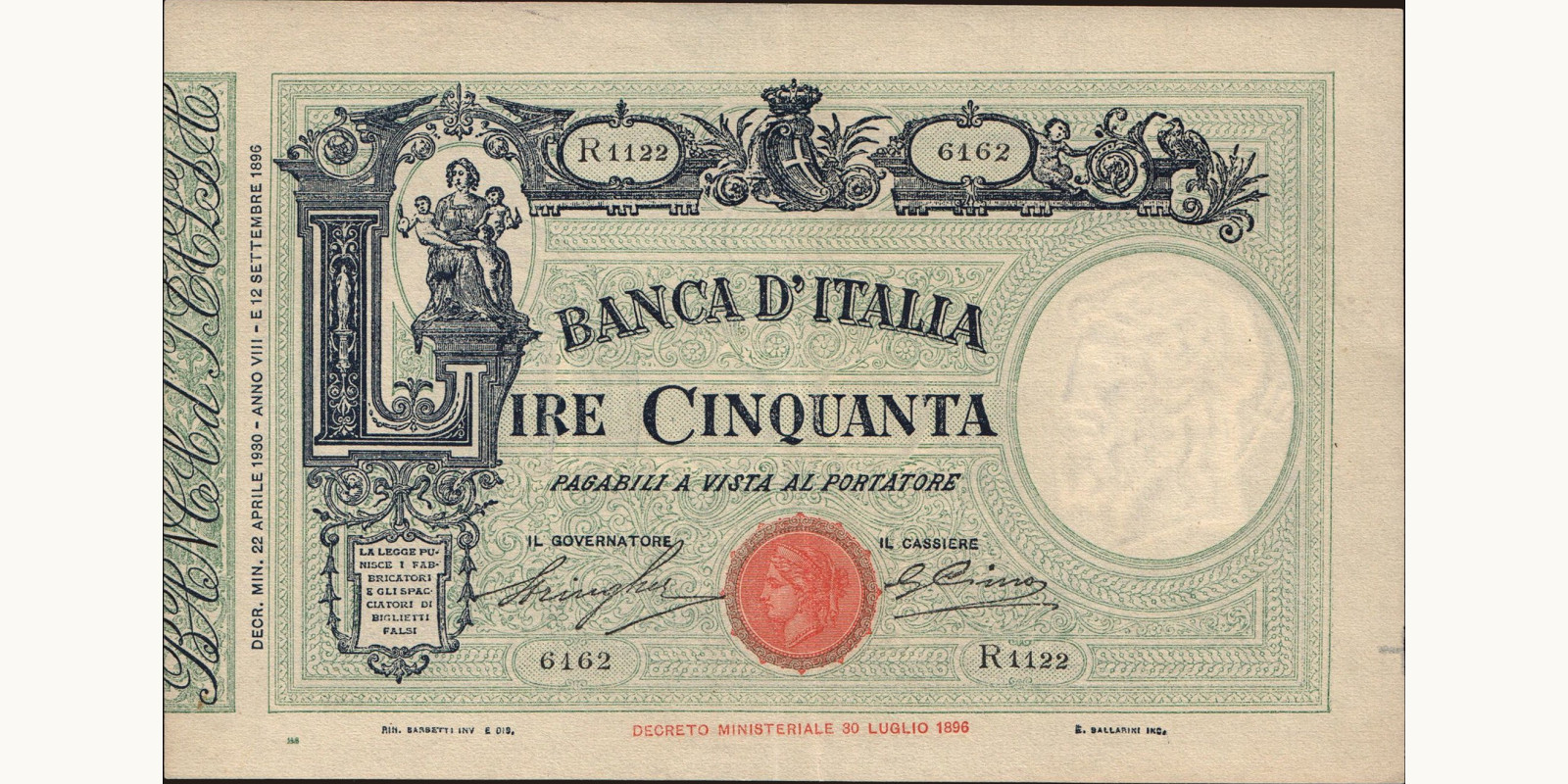 50 lira 1930