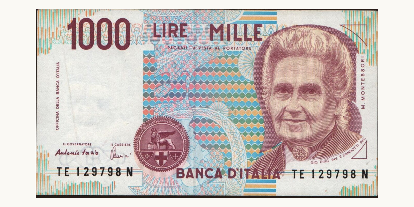 1000 lira 1995