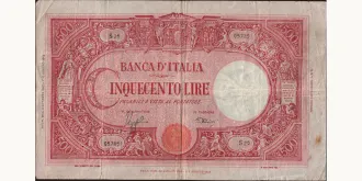 500 lire 1943