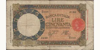 50 lira 1939