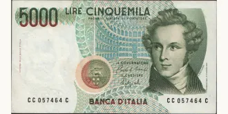 5000 lire 1992