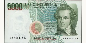 5000 lira 2001