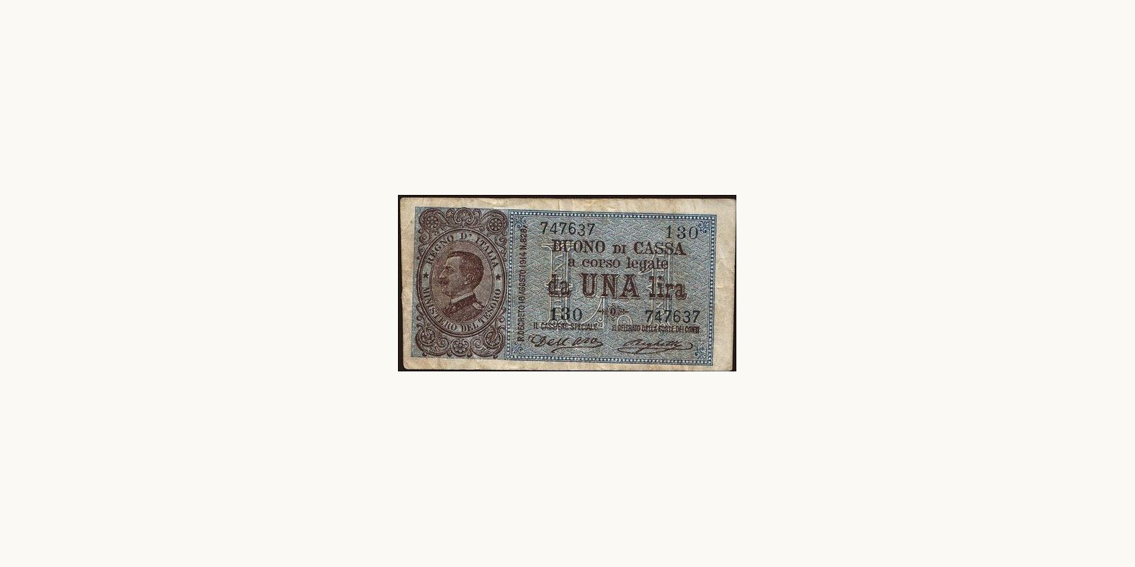 1 lira 1914