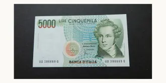 5000 lira 1985