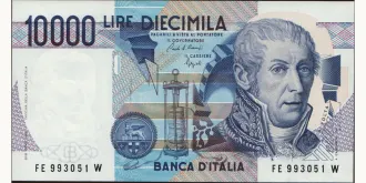 10000 lira 1992