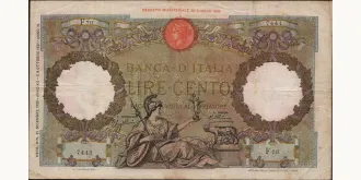 100 lira 1933
