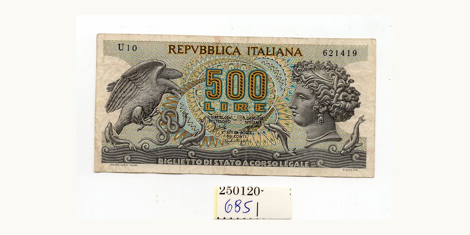 500 lira 1966