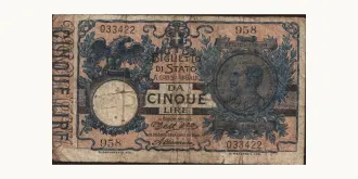 5 lire 1911