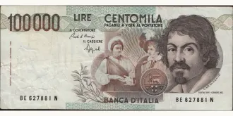 100000 lira 1992