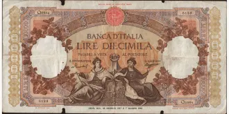 10000 lira 1957