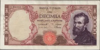 10000 lire 1968