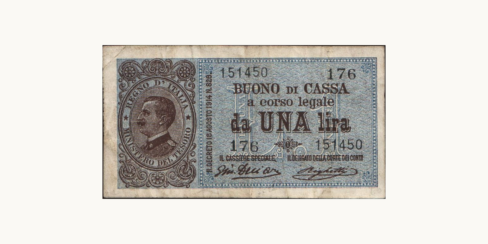 1 lira 1917
