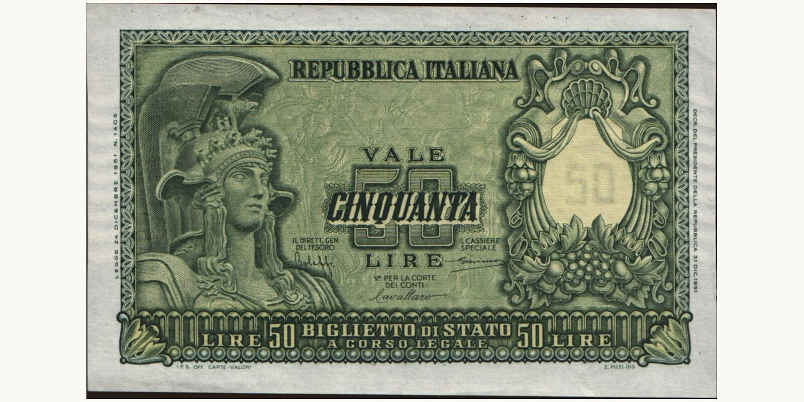 50 lira 1951