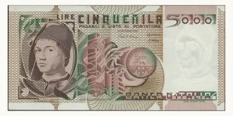 5000 lira 1980