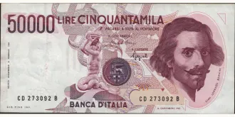 50000 lira 1990
