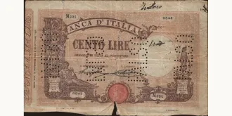100 lira 1909