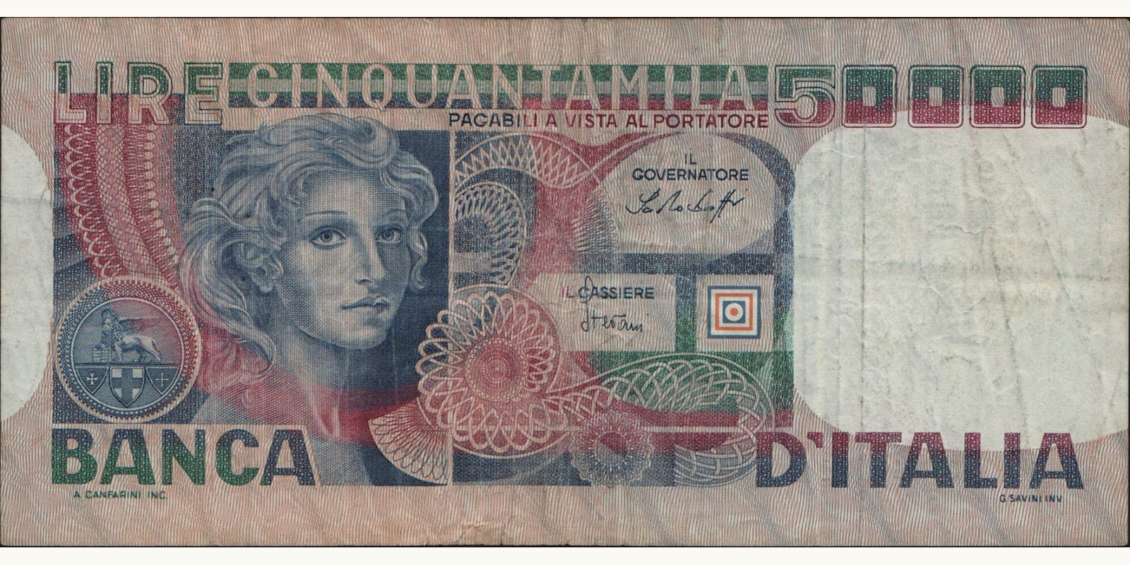 50000 lira 1977