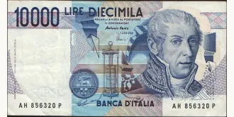 10000 lira 1997