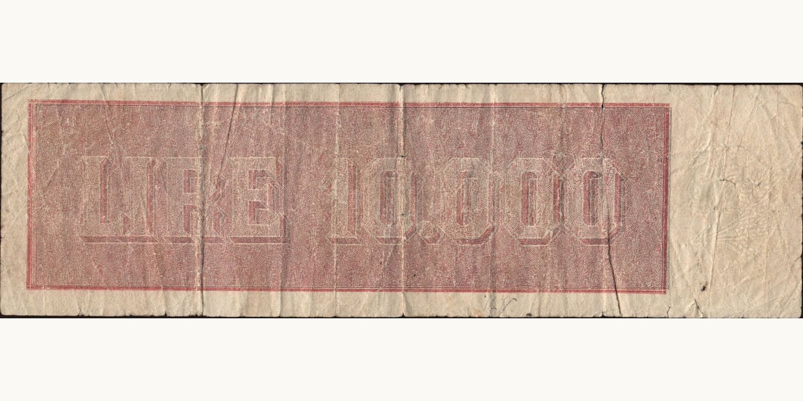 10000 lira Италия 1945 — Оборотная сторона