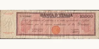 10000 lira 1945