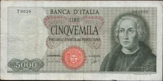 5000 lire 1964