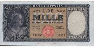 1000 lire 1949