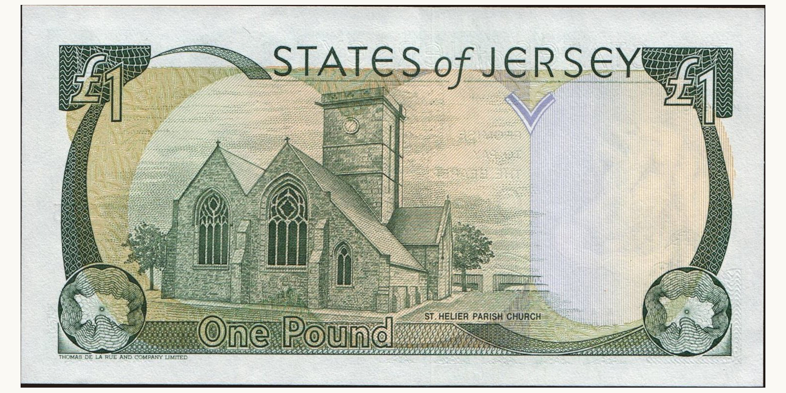 1 pounds Джерси 2000 — Оборотная сторона