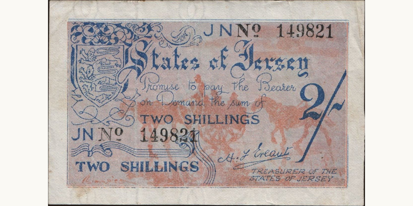2 shilling 1942