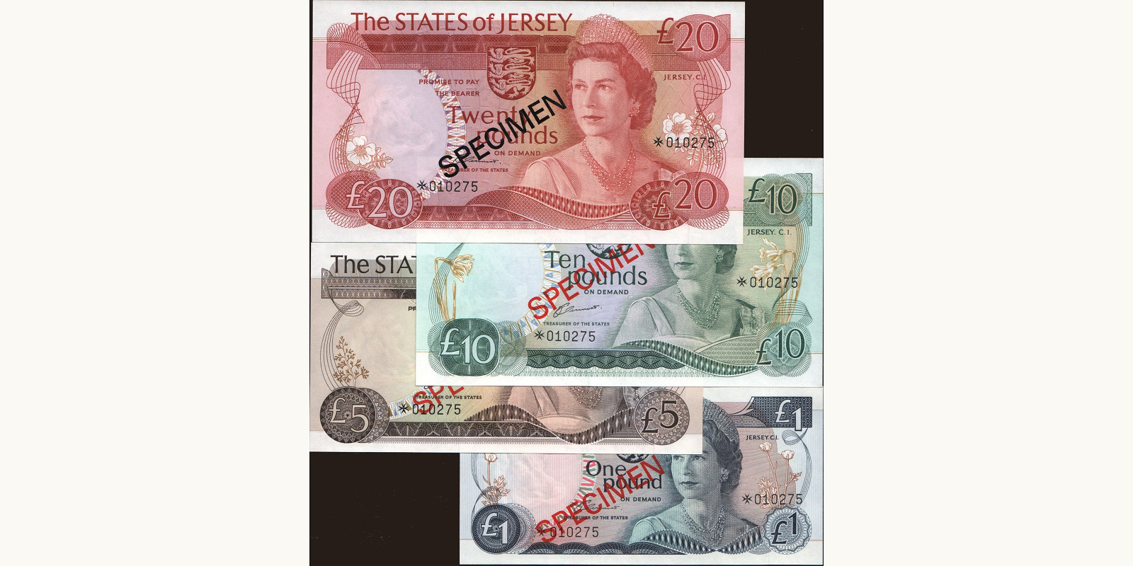 20 pounds Джерси 1978 — Лицевая сторона