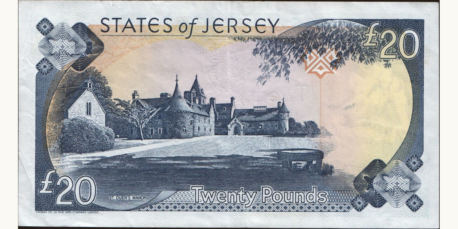 20 pounds Джерси 2000 — Оборотная сторона