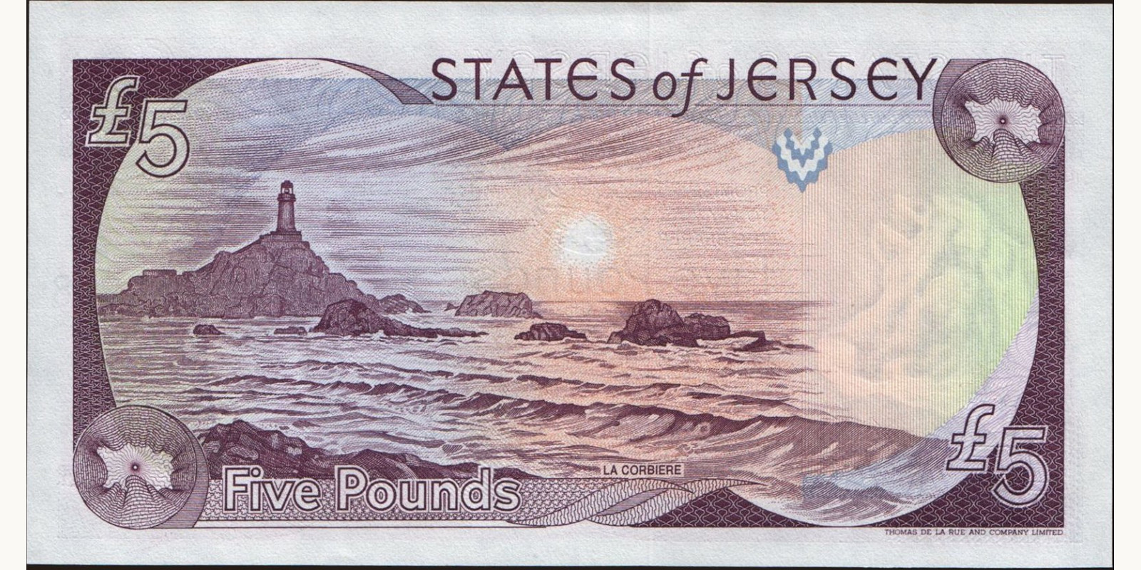 5 pounds Джерси 2000 — Оборотная сторона