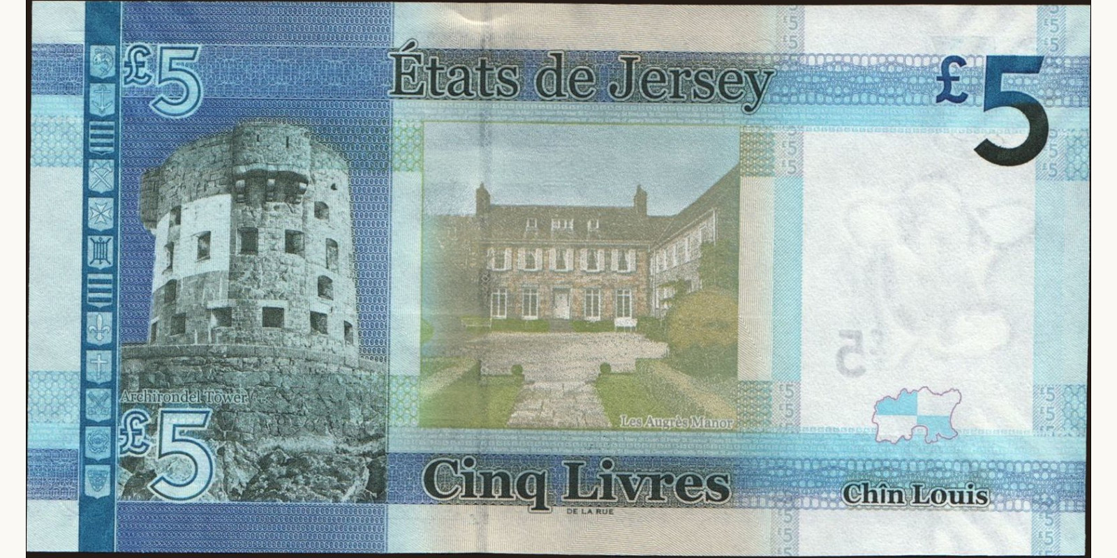 5 pounds Джерси 2010 — Оборотная сторона