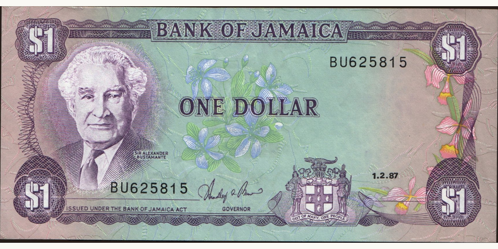 1 dollars 1987