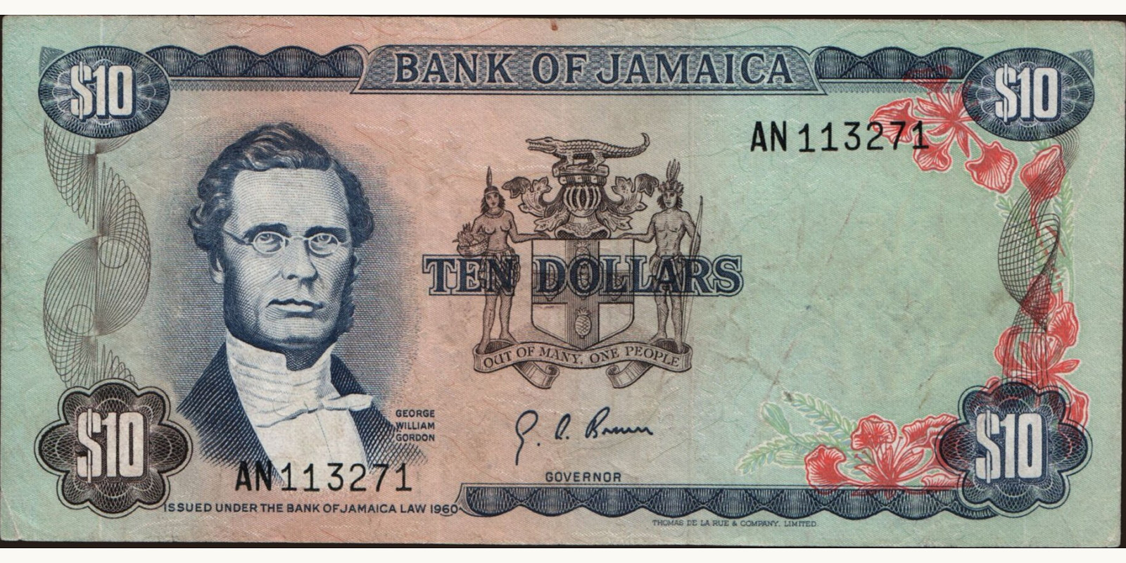 10 dollars 1970