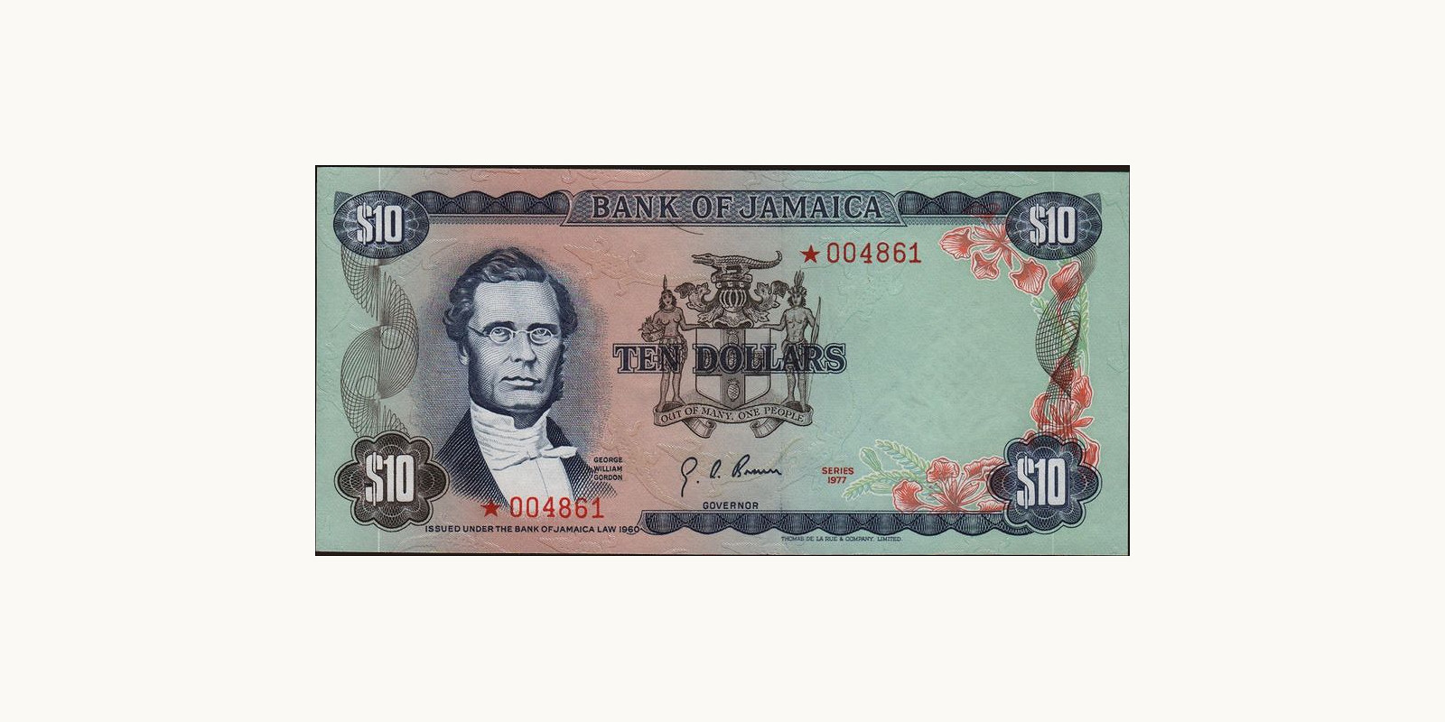 10 dollars 1977
