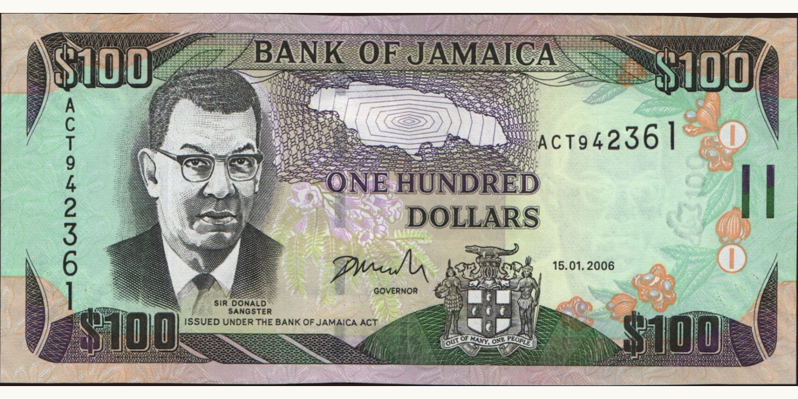 100 dollars 2006