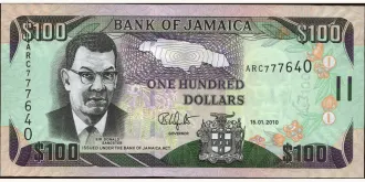100 dollars 2010