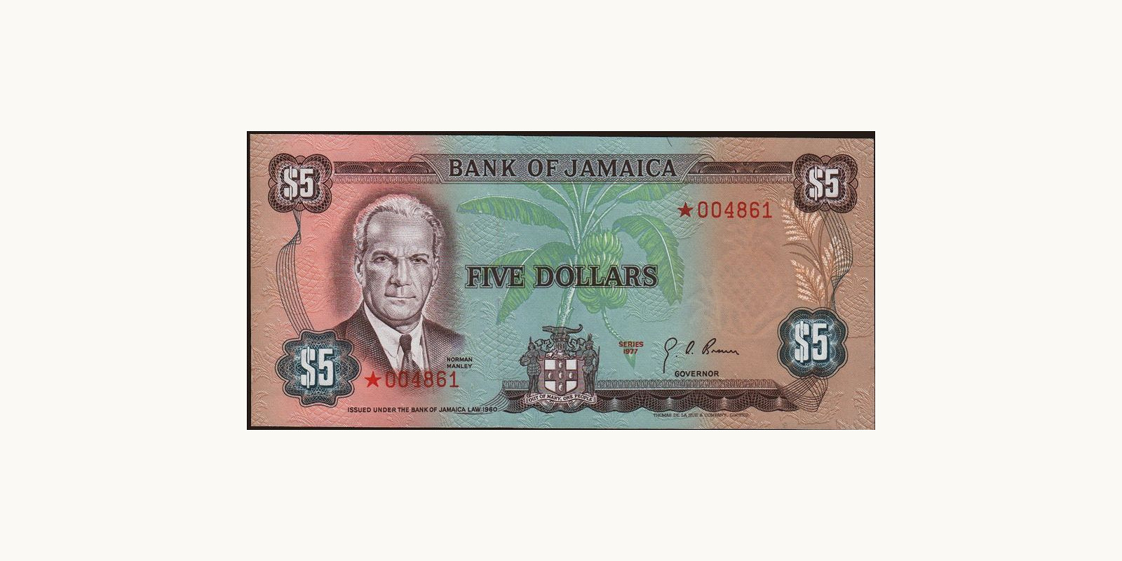 5 dollars 1977