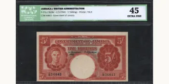 5 shilling 1940