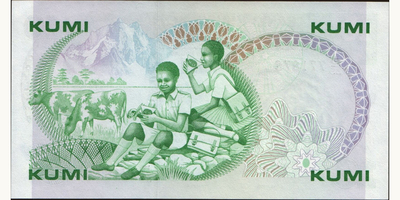 10 shilling Кения 1982 — Оборотная сторона