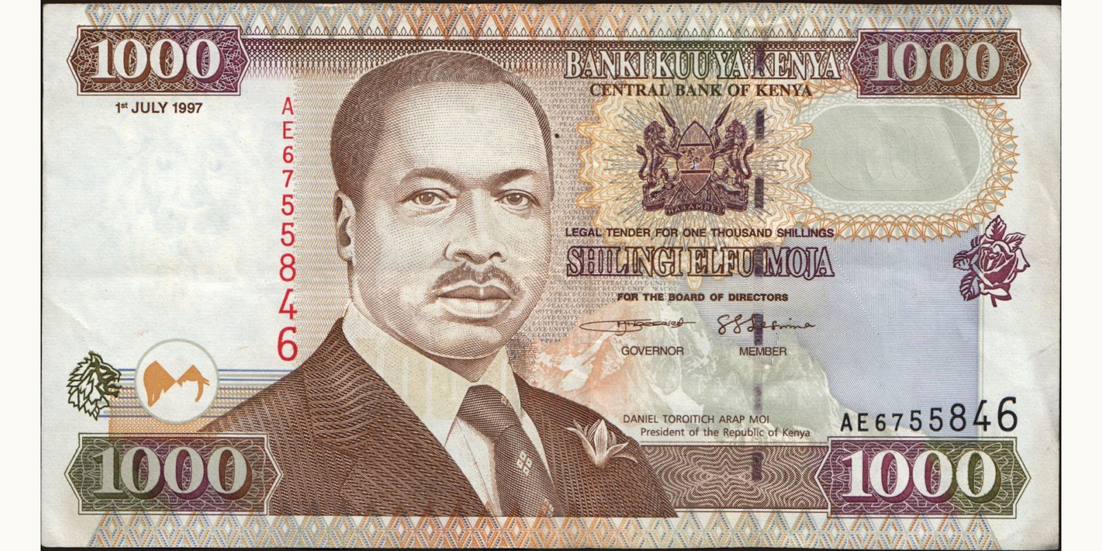 1000 shilling 1997
