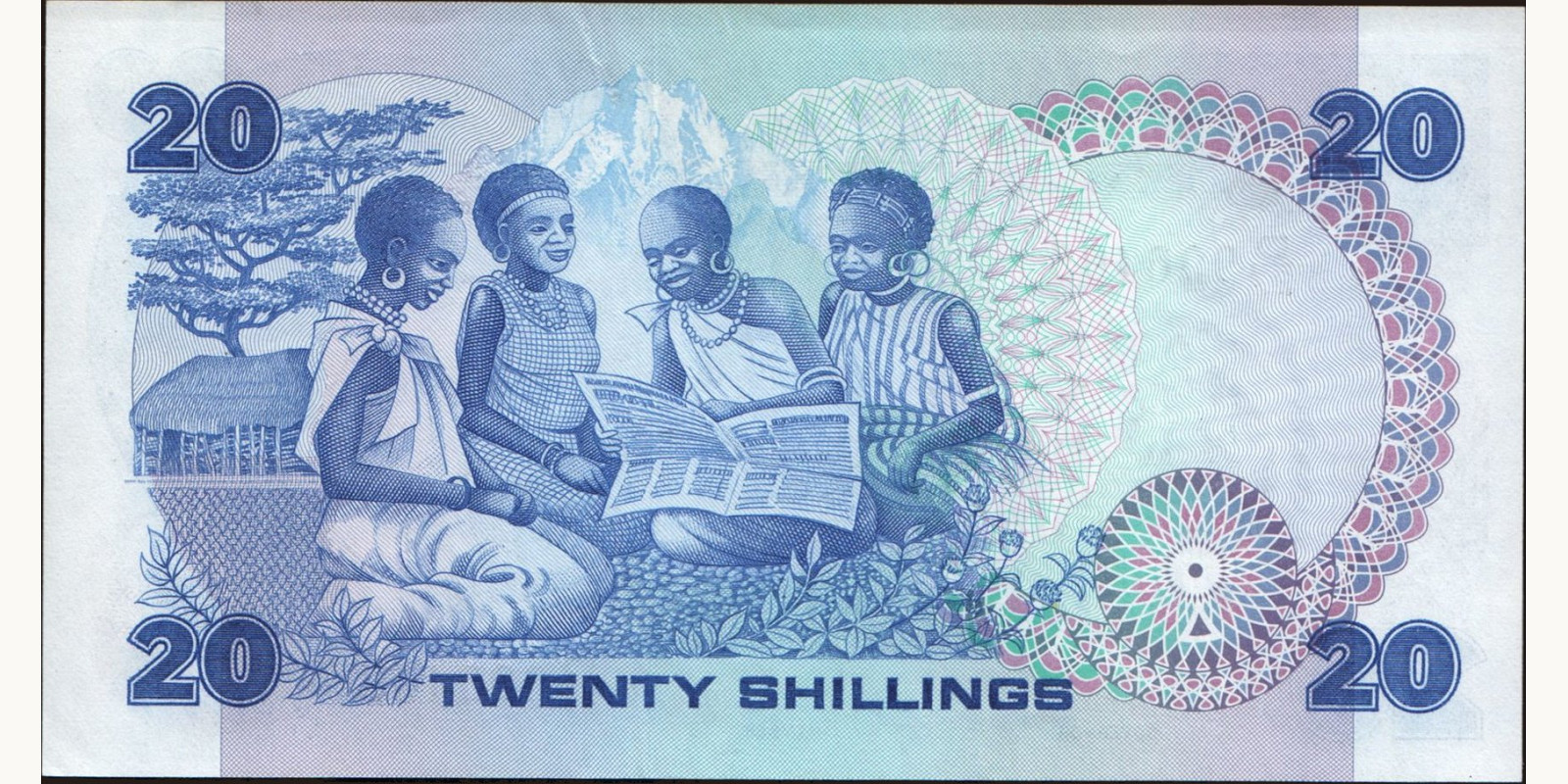 20 shilling Kenya 1981 — Back side