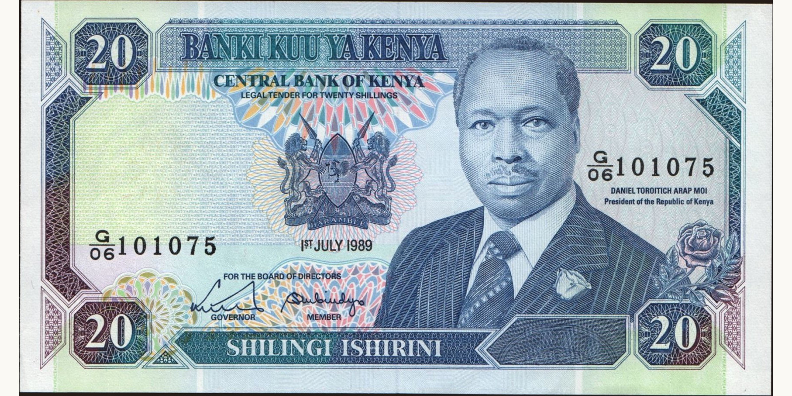 20 shilling 1989