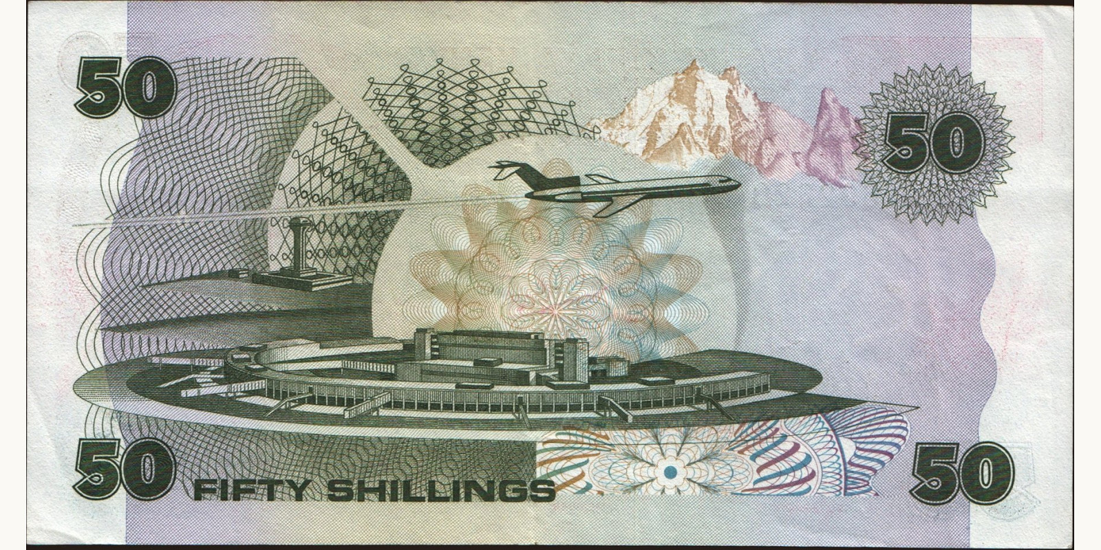 50 shilling Kenya 1985 — Back side