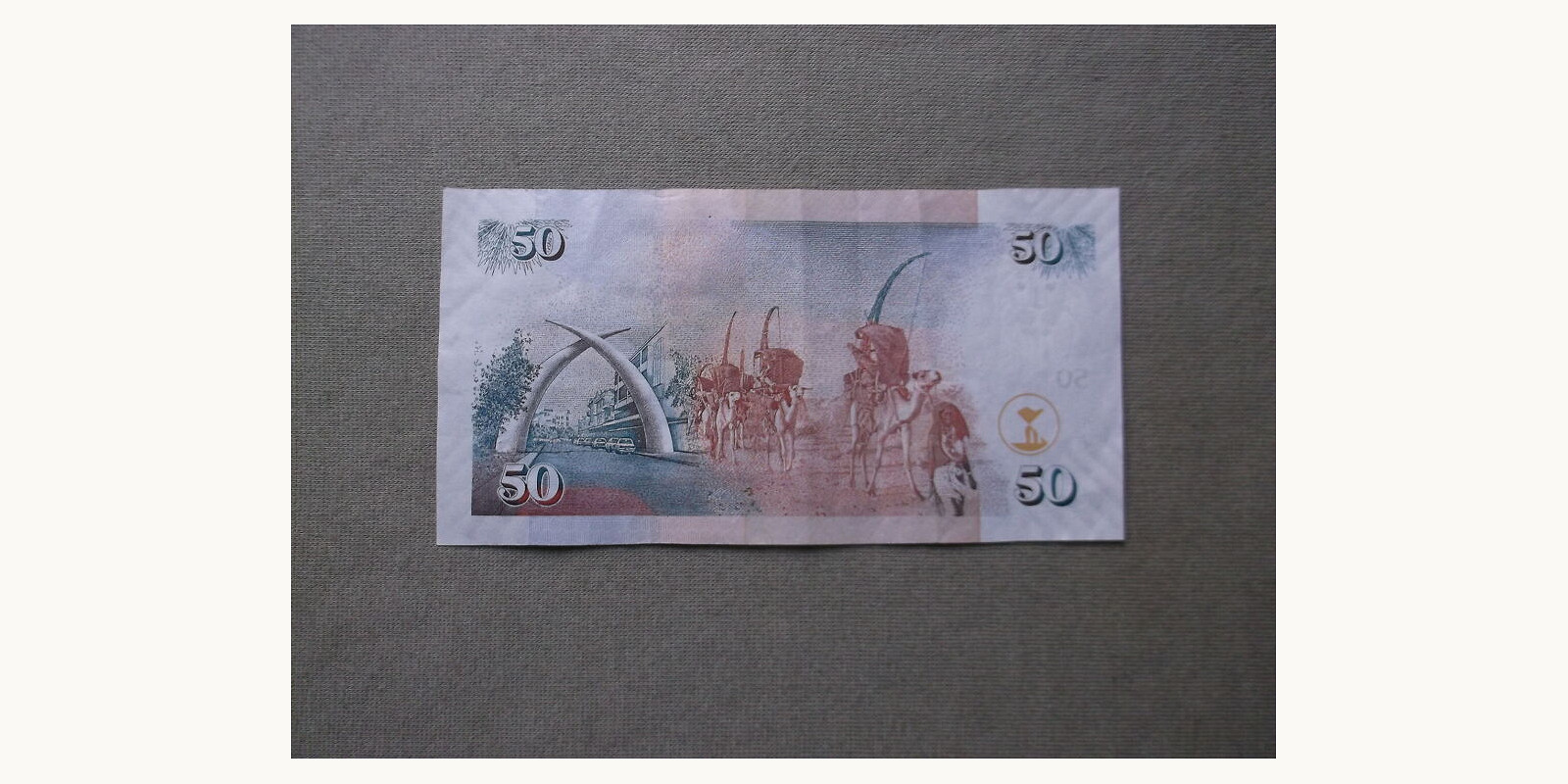 50 shilingi Kenya 2009 — Back side