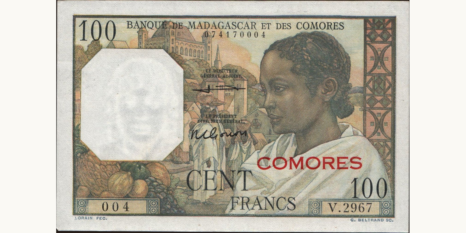 100 franc 1963